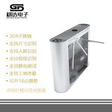 三辊闸上海工地LED显示人行通道闸机304不锈钢人脸刷卡工地专用