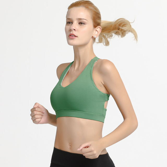 Cross Beauty Back Aseismic Sports Bra Running Fitness Yoga Sports Underwear Wholesale for Women