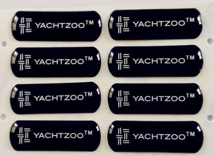 滴胶滴塑标牌标签 滴塑商标车标不干胶印刷金属标贴水晶滴塑订做