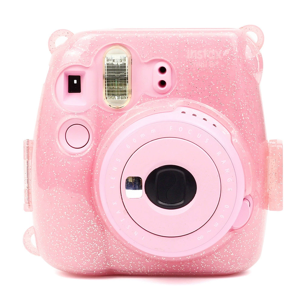 CAIUL Подходит для Polaroid mini8/8+/9 хрустальная карта хранения блестки чехол защитный