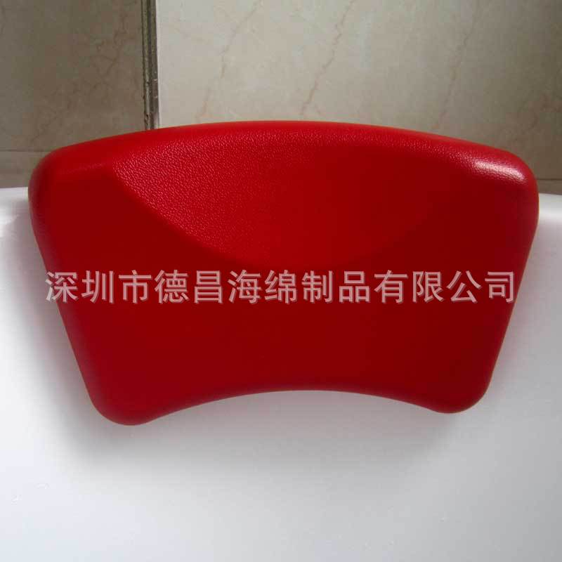 按摩浴缸配件耐用Pu自结皮防水枕头通用版