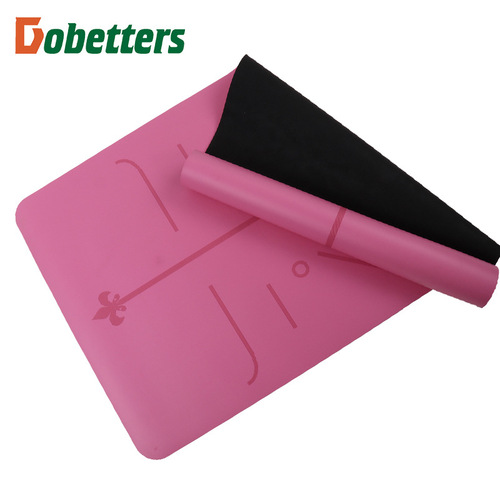 Thickened PU local yoga mat, larger and wider non-slip yoga mat, skipping rope mat, rubber wear-resistant yoga mat