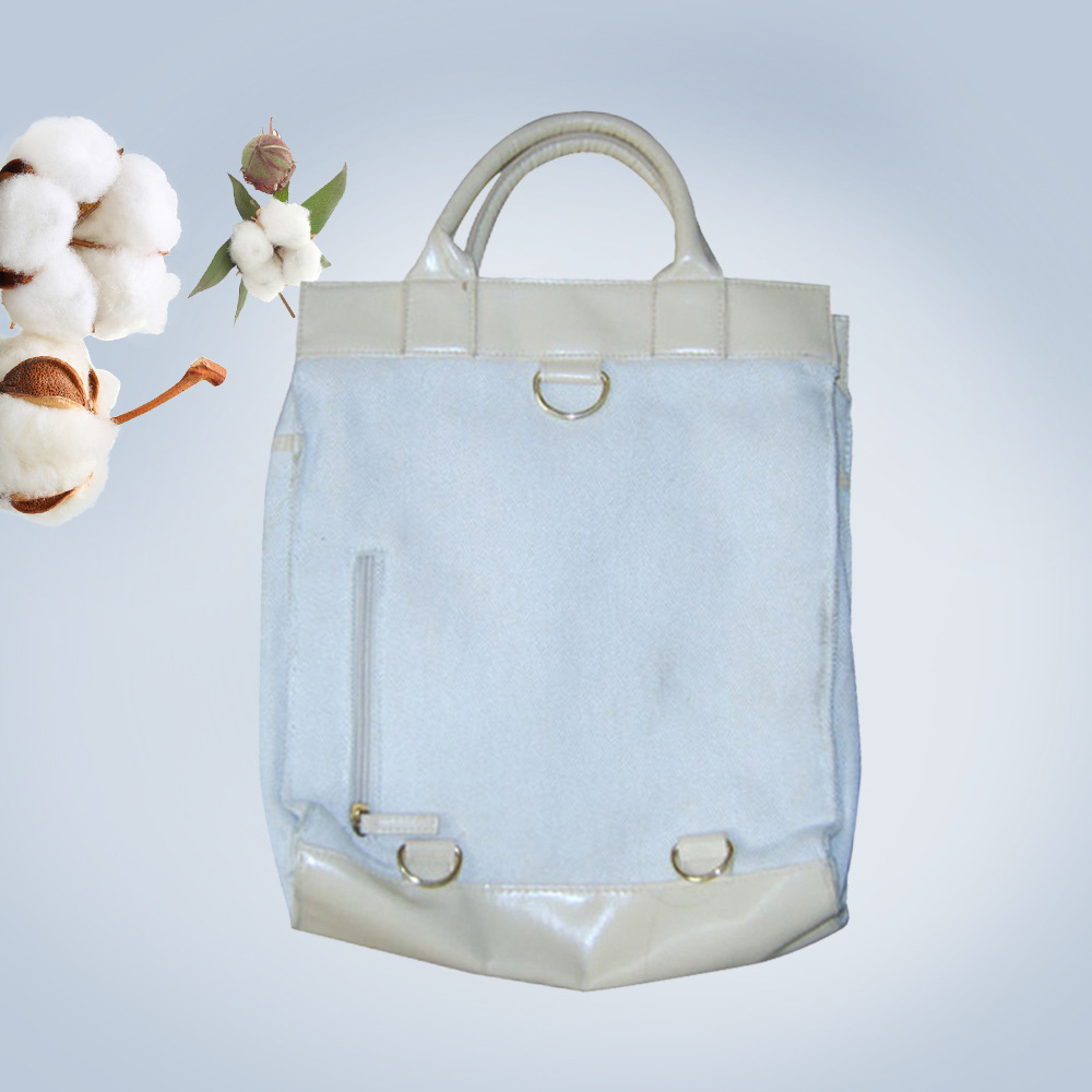 外贸深圳免费设计环保纯棉拉链背包手拎袋帆布购物手提袋工厂定制