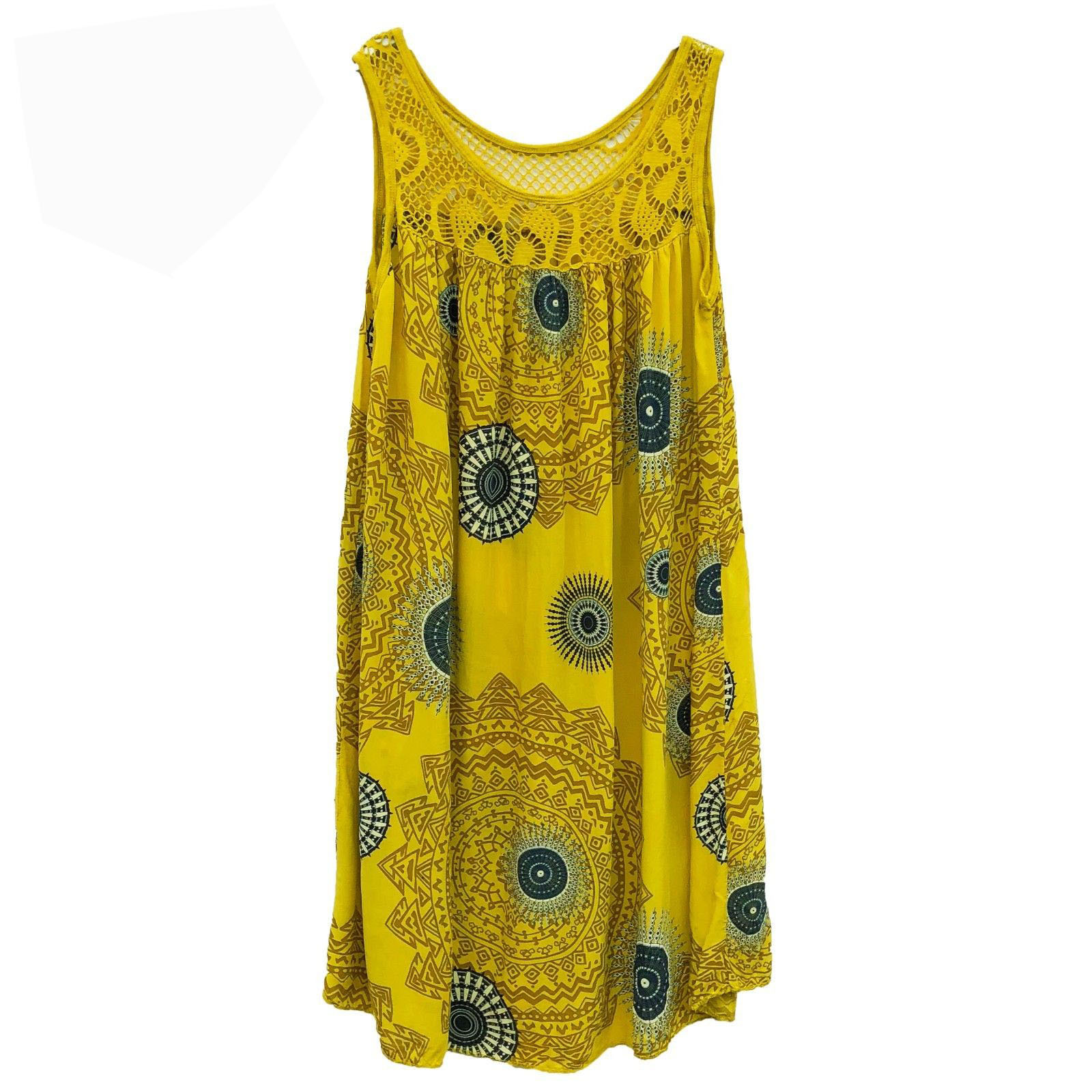 Women's Regular Dress Vacation Round Neck Sleeveless Printing Knee-Length Daily display picture 13