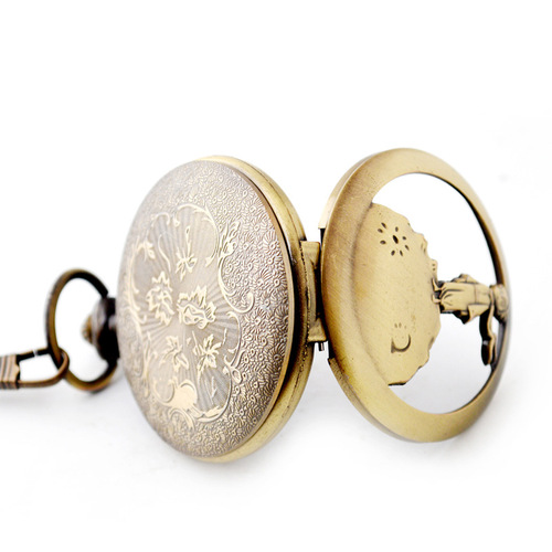 Boshiya pocket watch cross-border little prince pocket watch hollow animation pocket watch cartoon quartz watch necklace children's pocket watch