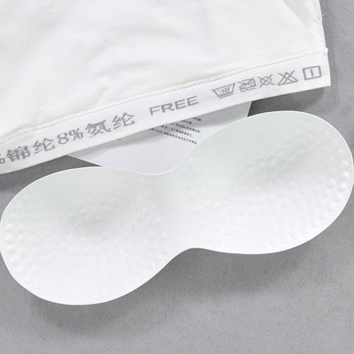 English letter belt bandeau vest sexy beautiful back base wraps the chest and wears a sports vest with a bra inside