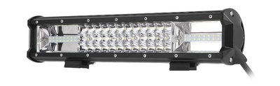 Cross-border dedicated 135W three-row striped strip light led car headlight car modification light l car spotlight (Other LED lights)