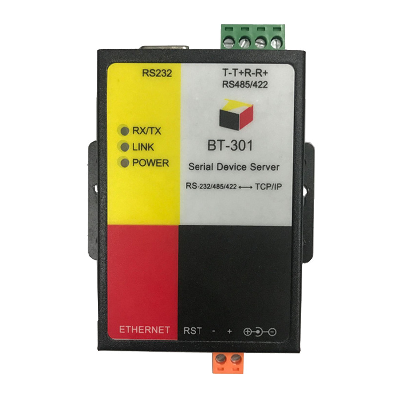 Single port RS232/RS485/RS422 to ethernet TCP/IP 1 RS232 1 RS485 dual serial port server