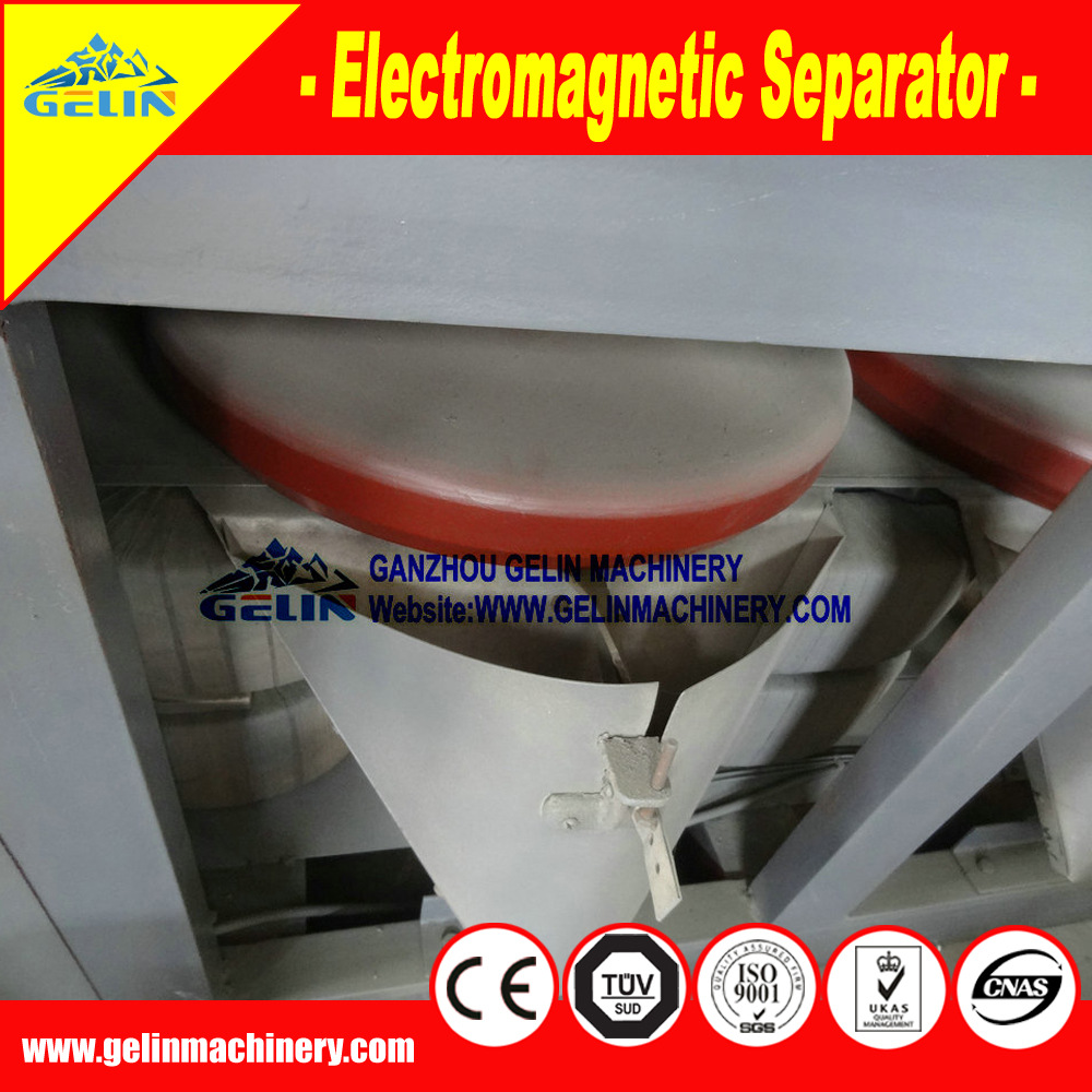 三盘带式磁选机钨锡矿分离机三盘带式电磁磁选机