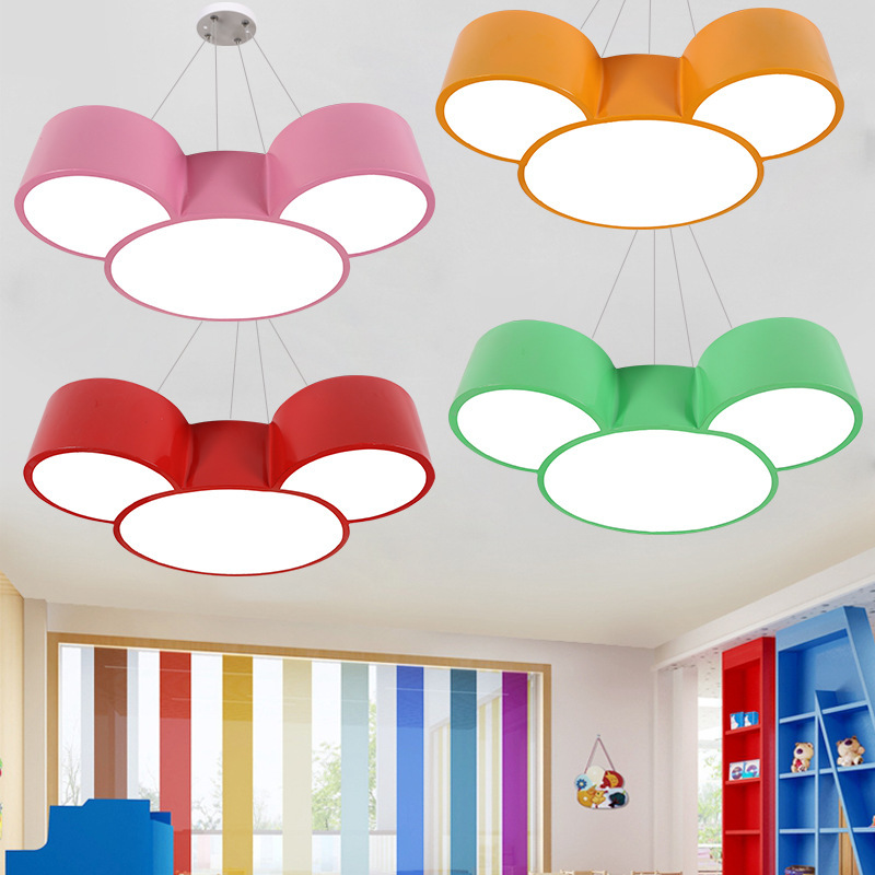 Kindergarten cartoon lamp Creative LED ceiling lamp classroom playground nursery mother and baby shop decorative lamps