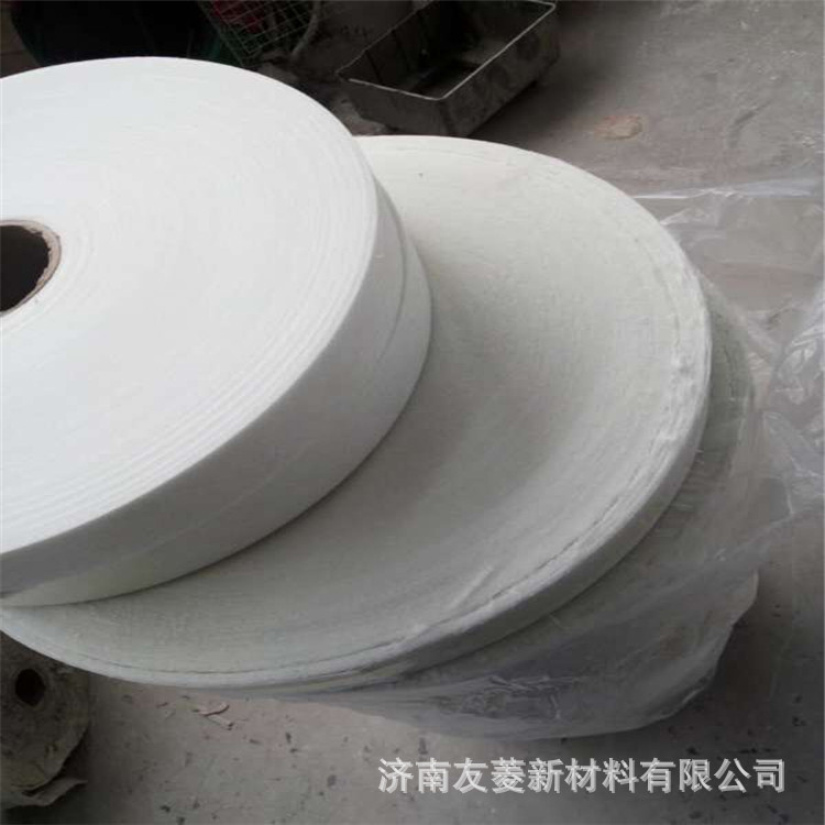 厂家直销优质玻璃纤维缠绕毡24cm幅宽，90g/㎡质优价廉欢迎订购