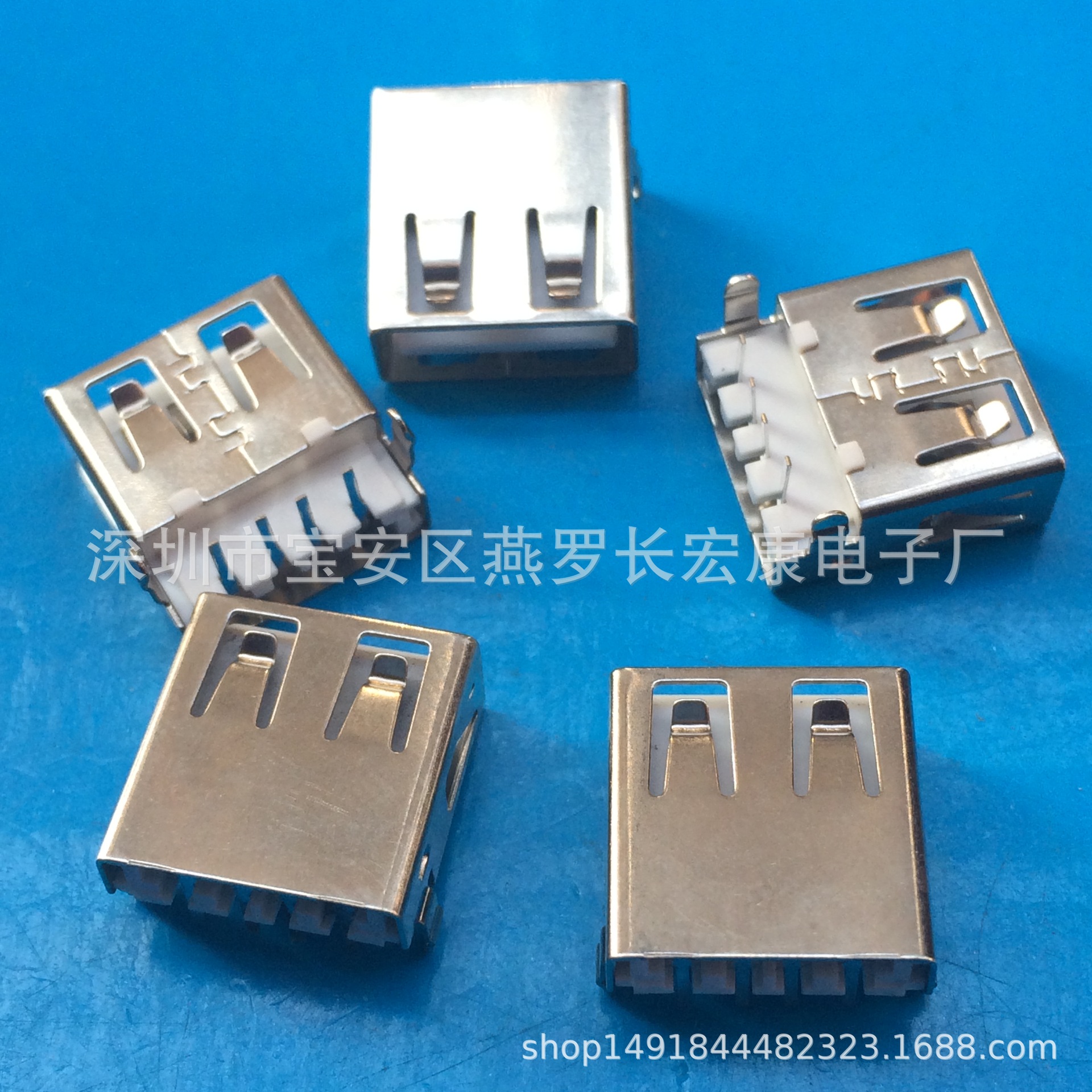 USB 短体母座10.0mm SMT AF 沉板插板贴片 平口/卷边 贴板接口-阿里巴巴