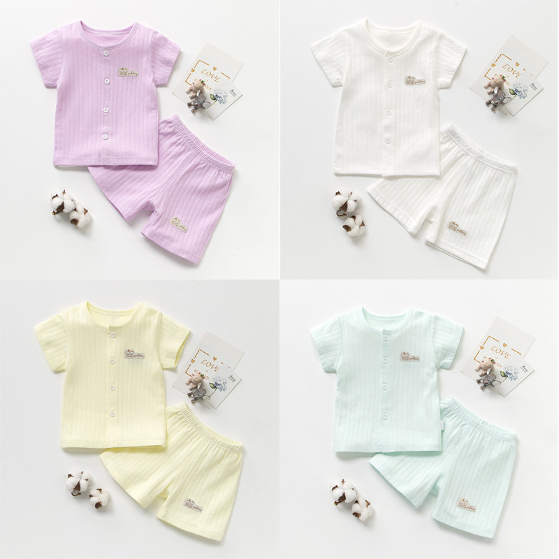 6603 short-sleeved cardigan suit main picture-5.jpg