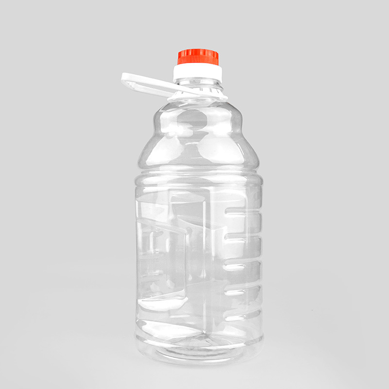 2500ml油壺5斤醬油醋壺pet透明塑料瓶壺2.5L洗衣液消毒液瓶壺