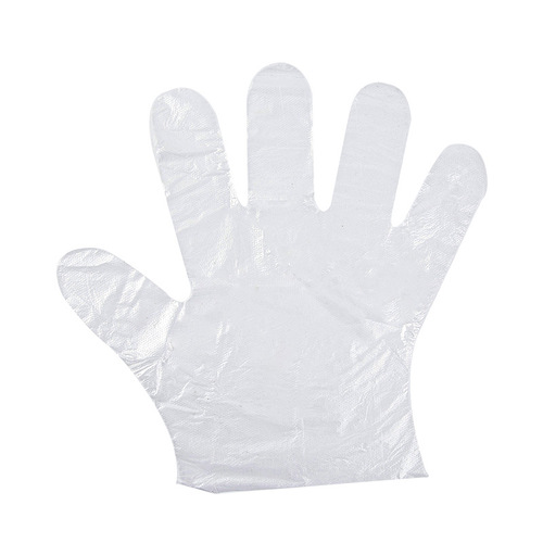1303 disposable gloves transparent hygienic food gloves catering crayfish beauty plastic PE gloves 100 pieces