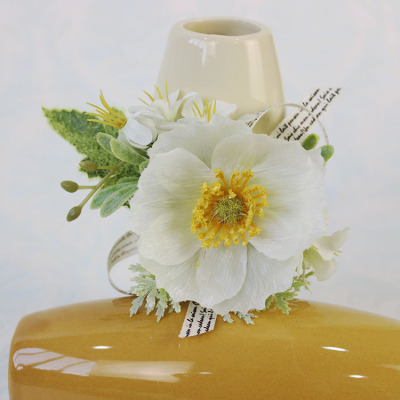 Arts Accord marry Supplies banquet distinguished guest Artificial Flower Sternum Hand Flower White Series