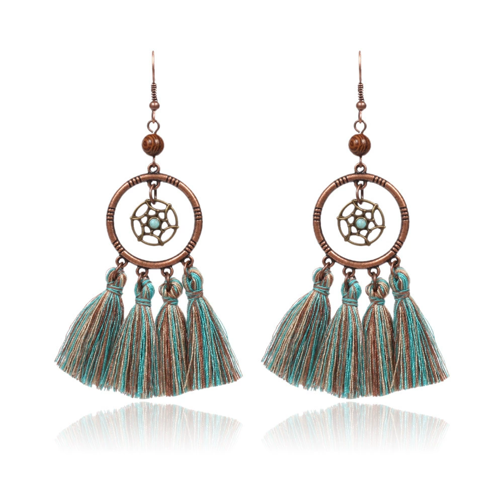 Fresh universal earrings, boho style