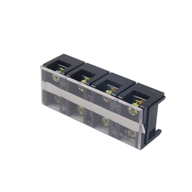 乐瑶电气TC接线端子 TC2004 铁接线排 固定式端子 导轨端子