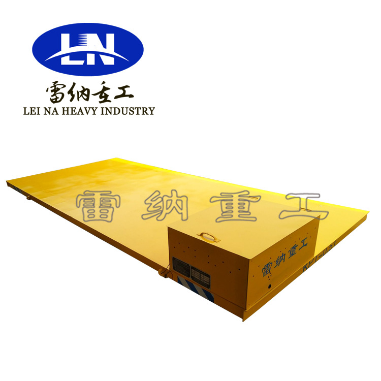 电动遥控滑轨工业轨道平台车  拖缆供台有轨大平面电动平板车