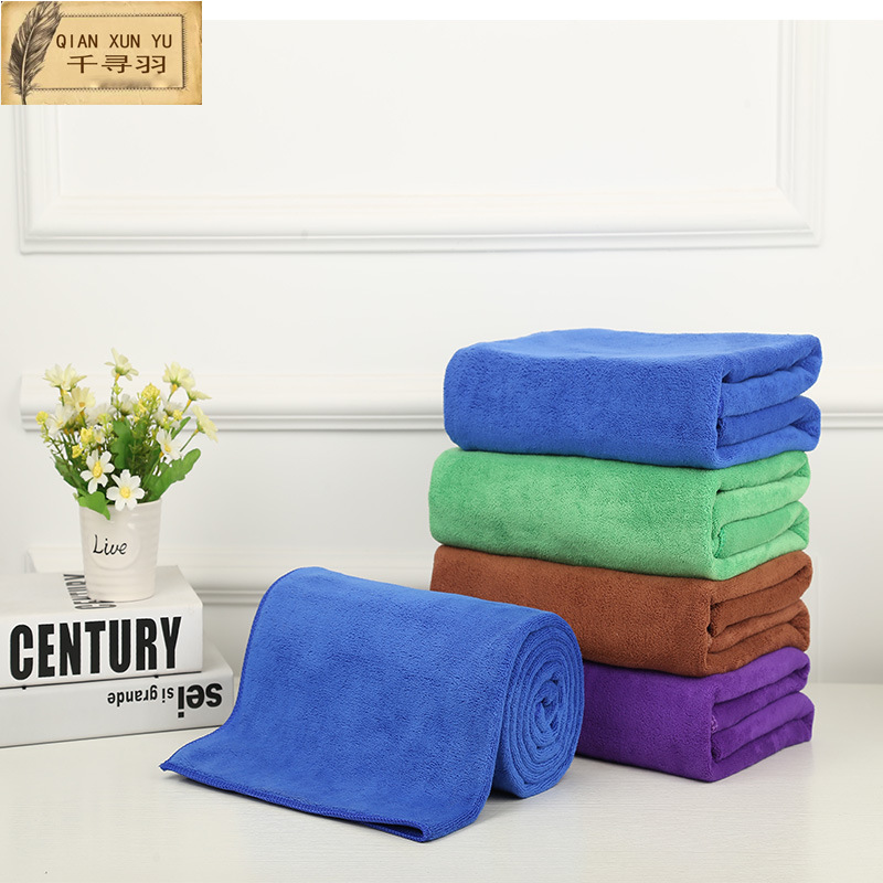 洗車毛巾擦車巾 420克超細纖維吸水毛巾30*30加厚磨絨幹發巾批發