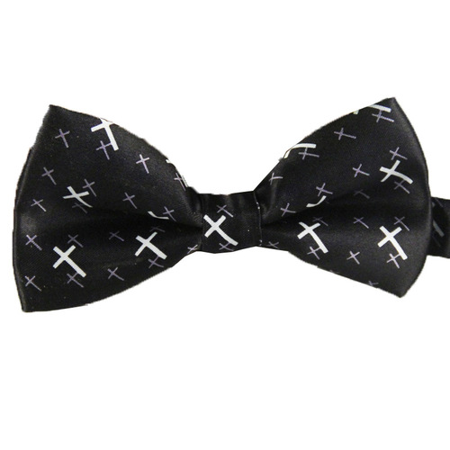 Polyester silk trendy printed cartoon adult men's performance wedding banquet business bow tie bow manufacturer wholesale