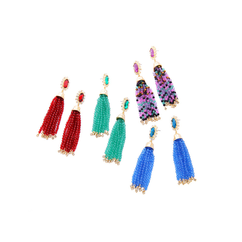 Alloy Fashion Tassel earring  Red1 NHQD5332Red1picture10