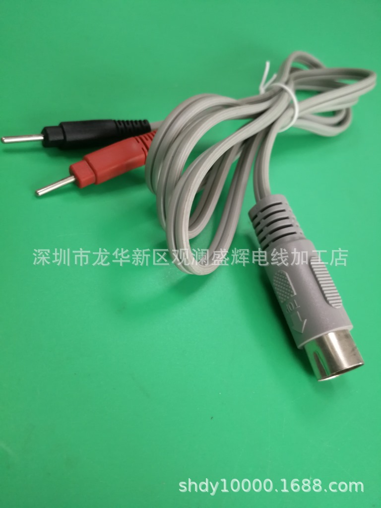 源头厂家供应电极线 理疗线 5P插针线