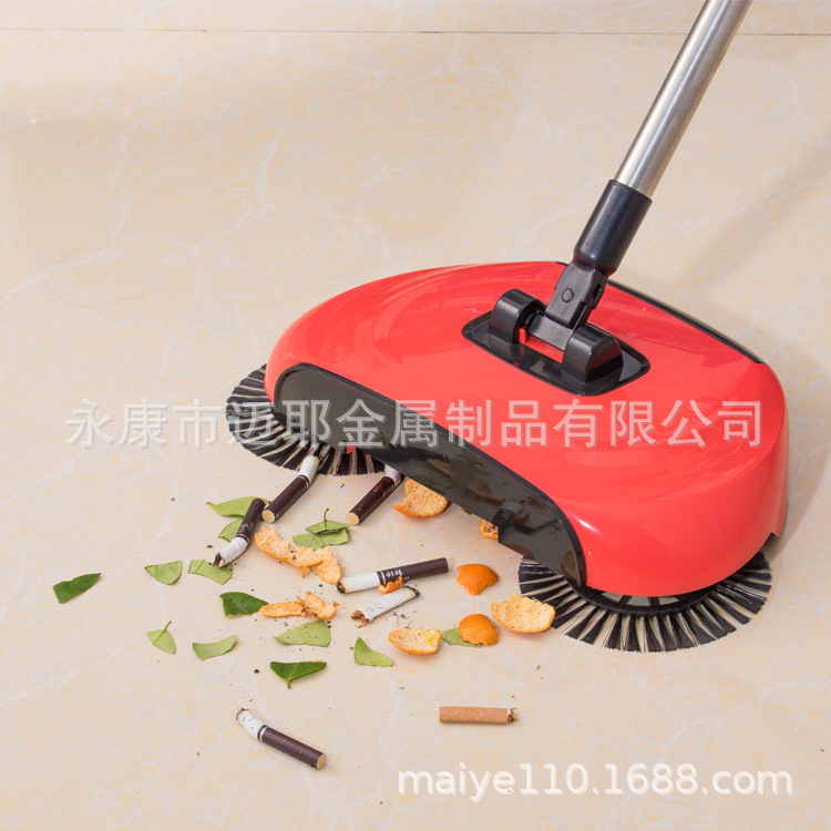 廠家批發家用掃把套裝節日活動禮品促銷半自動手推式掃地機