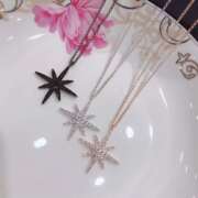 apm 925纯银项链 女士米字单米星星套链 带专柜包装 一件代发