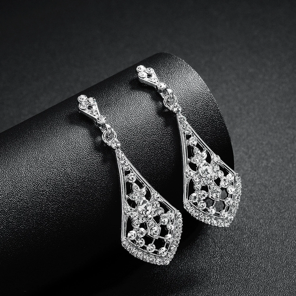 Earrings for bride, accessory, European style, Amazon