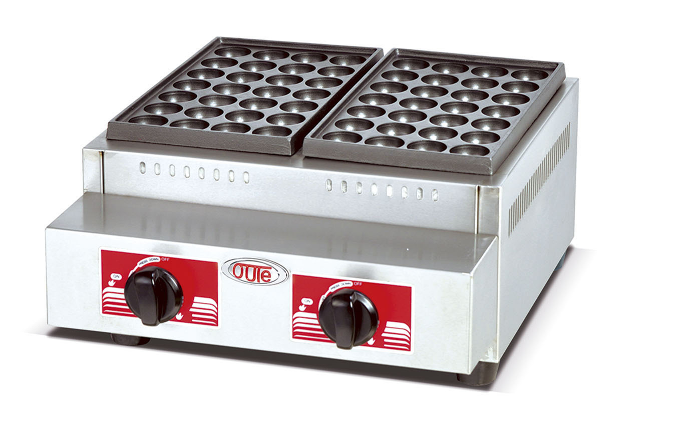 厂长推荐商用高档燃气鱼丸炉陶瓷板加热章鱼丸子炉加热快OT-56