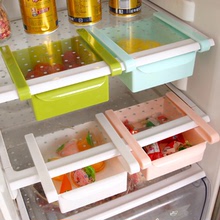 Lớp đệm tủ lạnh tươi giá lưu trữ nhà bếp xong tics sáng tạo phân loại hộp găng tay kệ lưu trữ Kệ