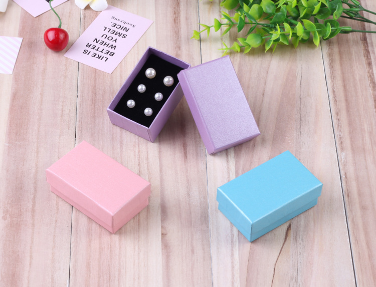 Daily Occasion Fashion Solid Color Paper Jewelry Boxes 1 Piece