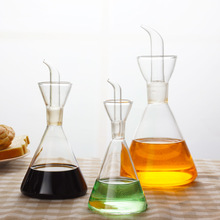 厂家供应玻璃油瓶 家用油壶 透明日系厨房大容量调料瓶子罐