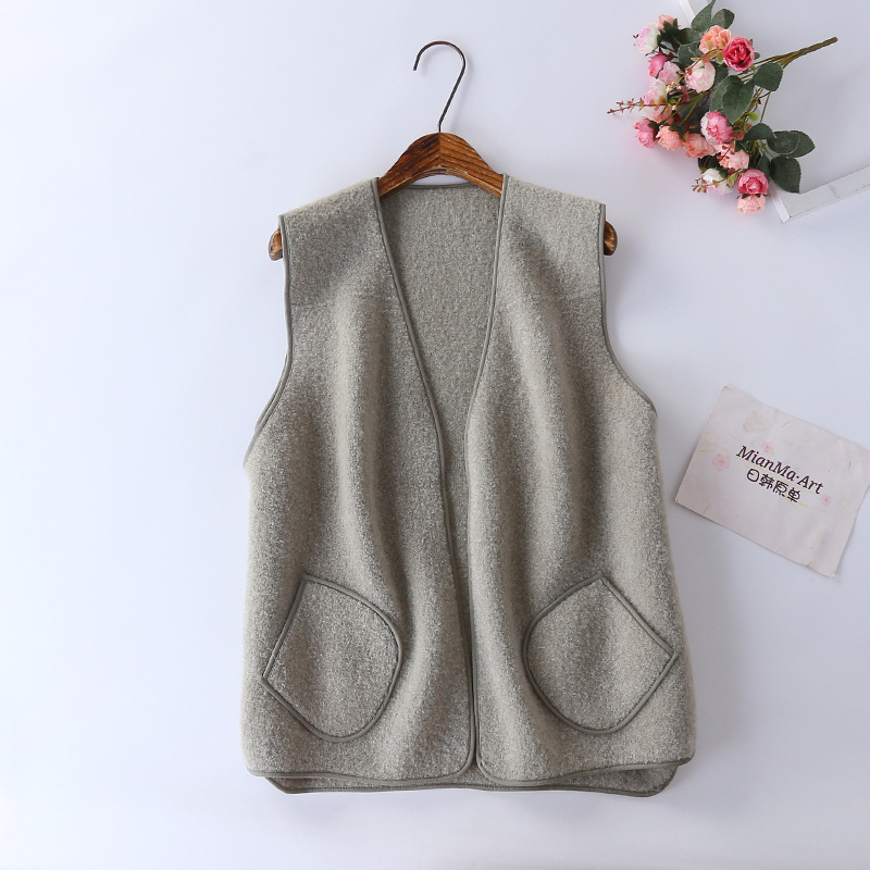 Gilet femme en Mélange de laine - Ref 3317685 Image 14