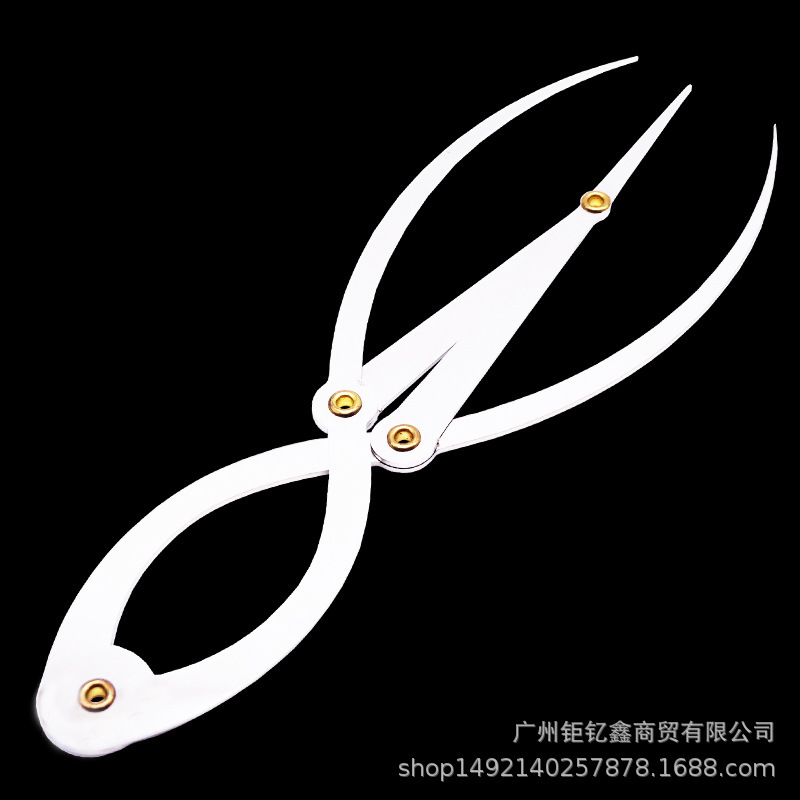 Embroidered eyebrow ruler three-point positioning balance ruler gold scale scale face eyebrow part scale eyebrow tattoo positioning ruler stainless steel