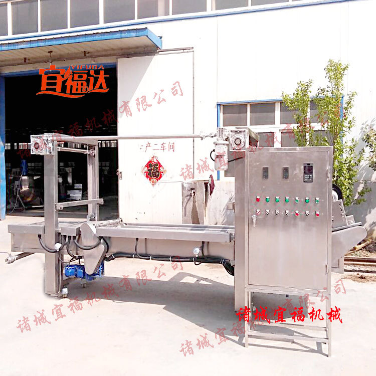 天津油条油炸机 连续炸油条锅价格 宜福油条生产线品牌 厂家