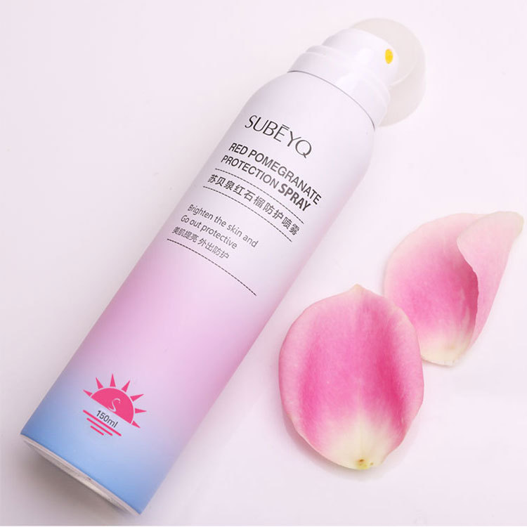 苏贝泉红石榴防护喷雾 保湿隔离补水学生男女 快手直播一件代发
