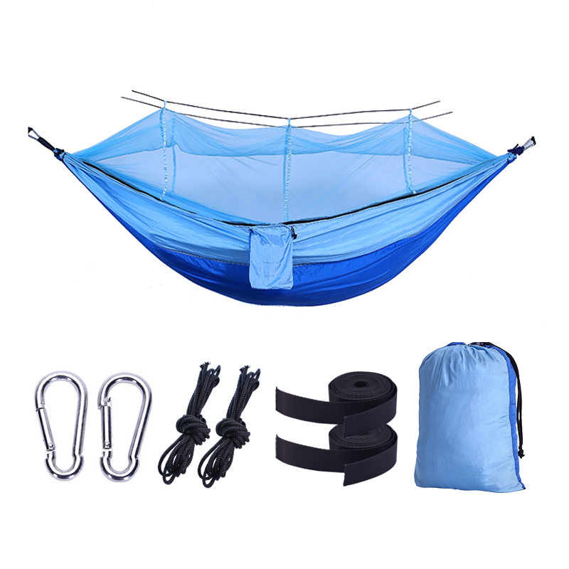 Manufactor Direct selling With mosquito nets Hammock Multipurpose Mosquito control Color matching Hammock Landing Umbrella cloth Double Tent Swing