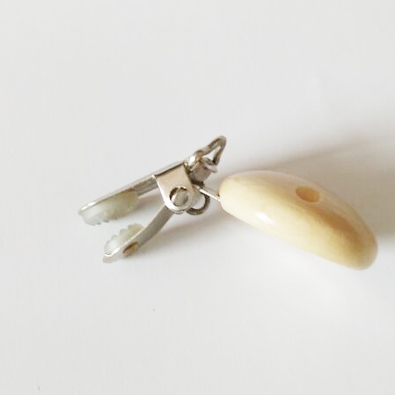 DIY joyería bebé molares accesorios madera cruda pezón clip COLLAR COLGANTE enlace clip hebilla de conexión