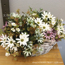 精品菊花仿真太陽菊家居裝飾花材荷蘭菊插花裝飾小雛菊樣板間裝飾