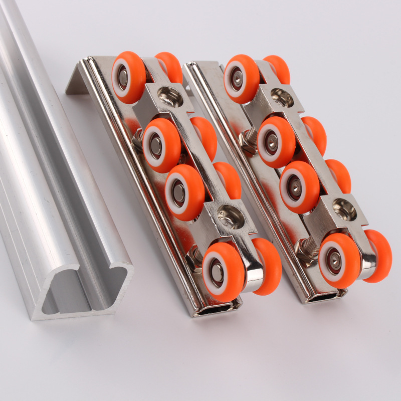 锌合金吊轮木门吊轮尼龙滑轮静音移吊门轮趟门轮滑轮