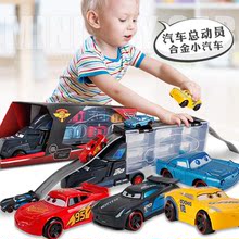 车模型 仿真儿童玩具汽车 手提惯性拖头货柜车合金车玩具批发