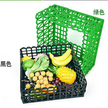水果护栏生鲜挡板超市货架 堆头围栏 蔬果隔板塑料 蔬菜货架隔断