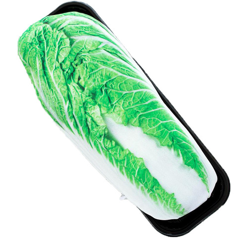 Wholesale South Korean Creative Fun Storage Pen Pouch, Vegetable-Style Pen Pouch, Simulated Pork Belly, Cabbage, Carrot, Dropshipping One Piece
