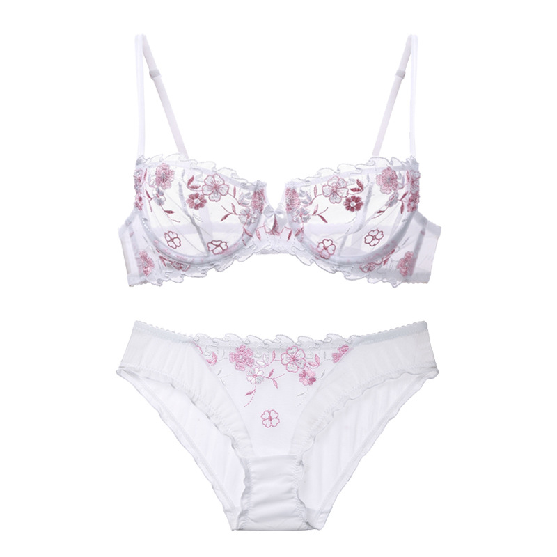 흰색 배경 핑크 꽃