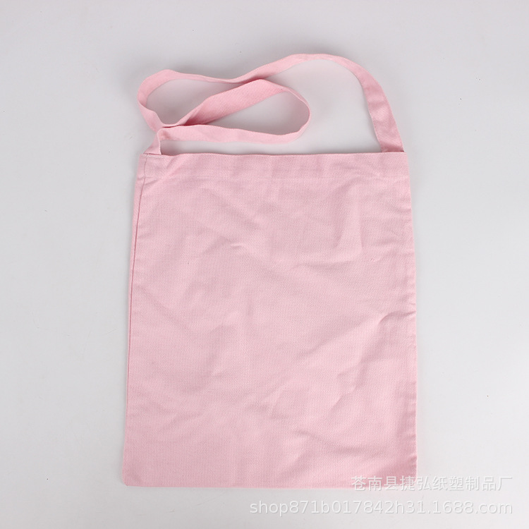 纯色帆布袋现货 帆布袋手提购物袋定做 空白广告棉布袋 可印logo