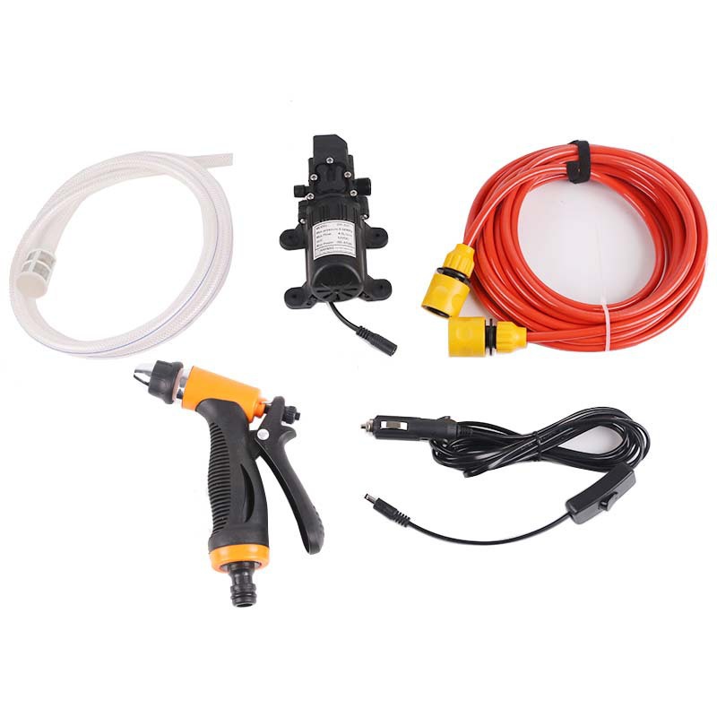 Manufactor Direct selling vehicle Washer high pressure Water gun Electric 12V Car washing machine portable Car Wash Water pump 65W