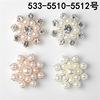 Snowflake accessories hair accessories DIY alloy accessories drill pearl accessories headdress DIY accessories spot 533