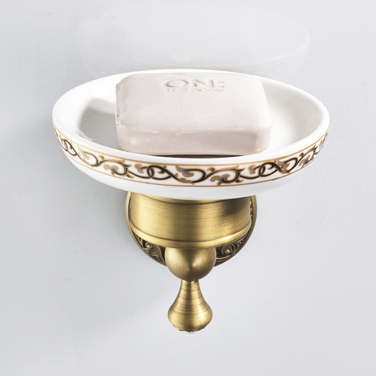 F8319-复古全铜欧式卫浴挂件肥皂碟批发生产直销定做-(6
